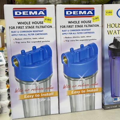 DEMA 10'' Double O-Ring Water Filter Housing